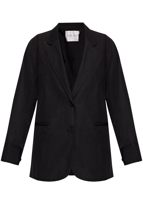 Black single-breasted blazer - women FORTE FORTE | 123188005